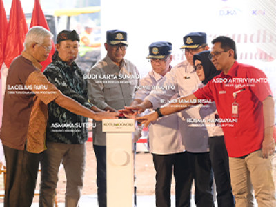 Pembangunan Fly Over & JPO di Stasiun Tenjo Dimulai, Pembangunan Rampung Desember 2024