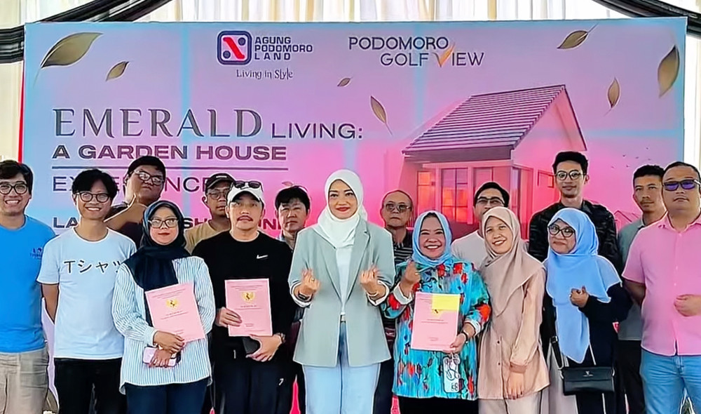 Podomoro Golf View Gelar Penandatanganan AJB Bersama dan Luncurkan Show Unit Emerald Type 1